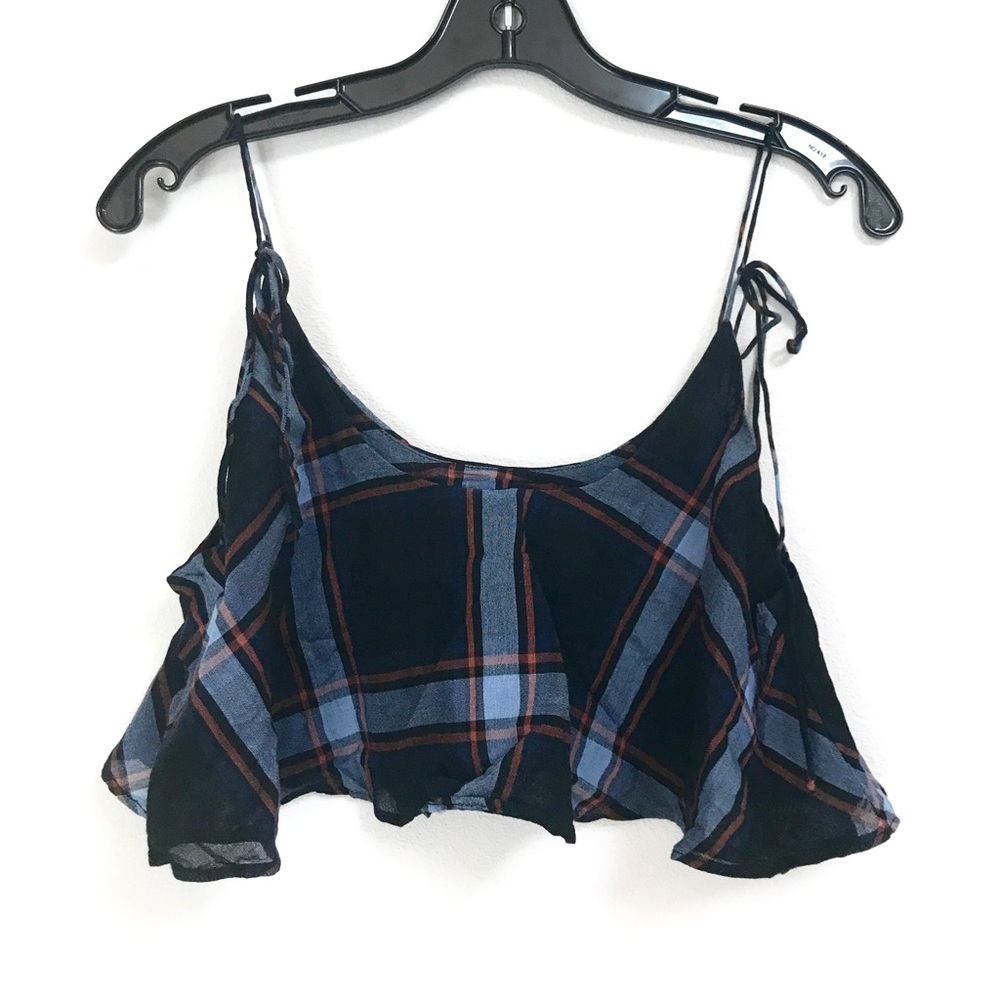 UO/BDG plaid crop top